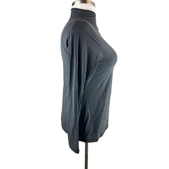 SKIMS Fits Everybody Turtleneck Top Black Onyx Stretch Skims Womens Plus Size 3X - Picture 4 of 11